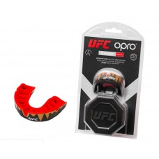 Капа OPRO Platinum UFC Hologram чорний / золотий доросла