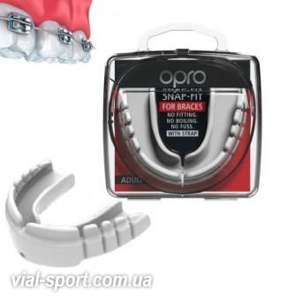 Капа Opro snap-fit for braces white (art.002318004) доросла