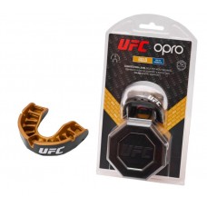 Капа Підліткова OPRO Gold Junior UFC Hologram чорний / золотий