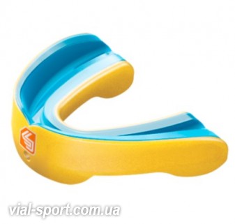 Капа Shock Doctor Gel Nano Mouthguard yellow / blue