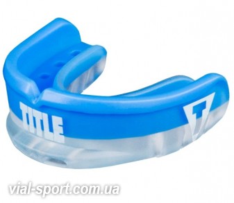 Капа TITLE Air Force Duo-Defense Mouthguard Блакитний доросла