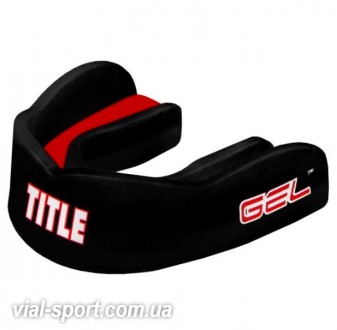 Капа Title Gel Max Channel Mouthguard black / red доросла