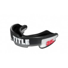 Капа TITLE Gel Triple-Shox Mouthguard 2.0 чорний/сірий