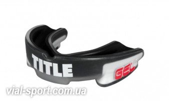 Капа TITLE Gel Triple-Shox Mouthguard 2.0 чорний/сірий