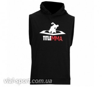 Кенгурушка без рукавів TITLE MMA Ripped Muscle Sleeveless Hoody