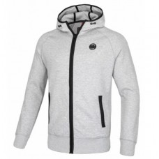 Кенгурушка на блискавці PIT BULL Harris Hooded Zip Sweatshirt сірий