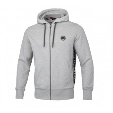 Кенгурушка на блискавці PIT BULL Hooded Zip F. Terry Small Logo сірий