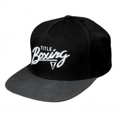 Кепка TITLE Boxing Script 3D Logo Adjustable Cap Black