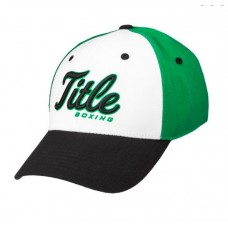 Кепка TITLE Boxing Script Stretch Fit Cap Green