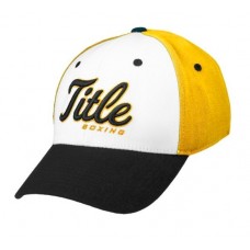 Кепка TITLE Boxing Script Stretch Fit Cap Yellow