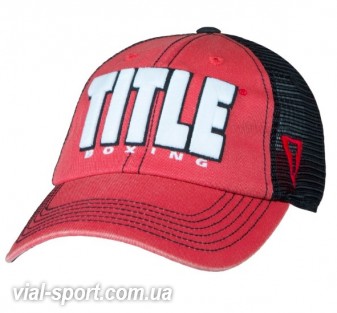 Кепка Title Boxing Stacked Adjustable Cap Red