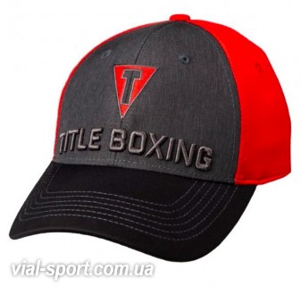 Кепка TITLE Boxing Title t 3D Logo Fitted Cap Red