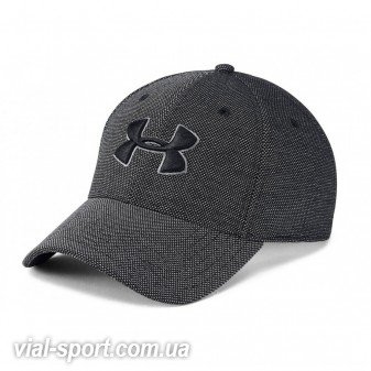 Кепка Under Armour Men's Heathered Blitzing 3.0 чоловіча чорна 1305037-001