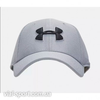 Кепка Under Armour Men's Heathered Blitzing 3.0 чоловіча сіра 1305037-035