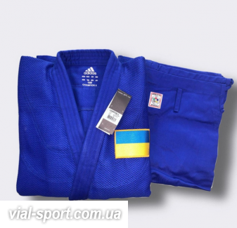 Кімоно Adidas Champion II Olympic IJF (синій, JIJFSMUOGBU)