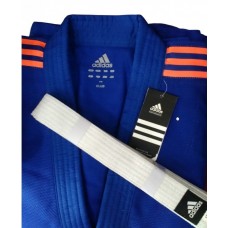 Кімоно Adidas серії " Club "(синій/помаранчеві смуги, J350BP)