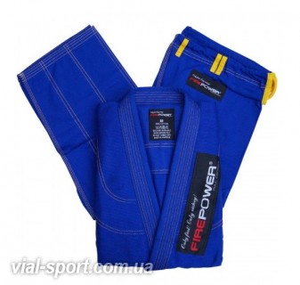 Кімоно для Джиу-Джитсу FIREPOWER New 3.0 Blue / Yelow