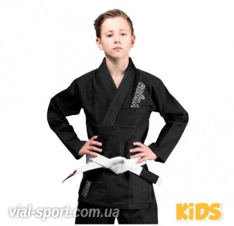 Дитяче кімоно для Джиу-Джитсу Venum Contender Kids 2.0 Black