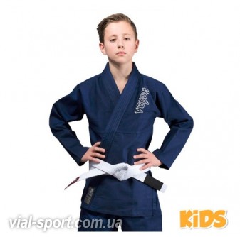 Дитяче кімоно для Джиу-Джитсу Venum Contender Kids BJJ Gi-Navy Blue