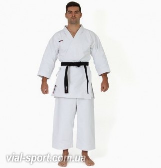 Кімоно для карате Smai "Ultimate GI" 14 oz з ліцензією WKF (білий)