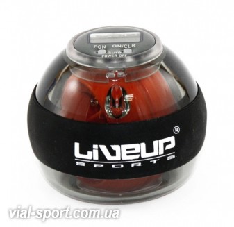 Кистьовий тренажер з лічильником LiveUp POWER BALL, LS3319