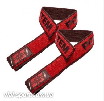 Кистьові ремені Power System ps-3401 lifting straps duplex black / red