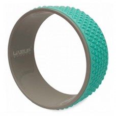 Колесо для йоги та фітнесу LiveUp YOGA RING Блакитний