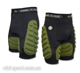 Компресійні шорти-протектори для MMA RING TO CAGE Combat Padded Compression Short RC21P