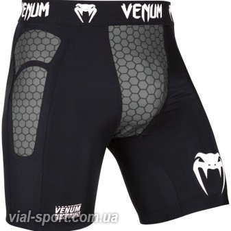 Компресійні шорти Venum Absolute Compression Shorts Black Grey