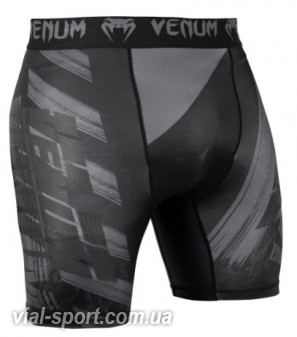 Компресійні шорти Venum AMRAP Compression Shorts Black Grey