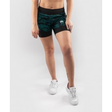 Компресійні шорти Venum Defender Hybrid Compression Shorts Black Green