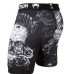 Компресійні шорти Venum Santa Muerte 3.0 Compression Shorts Black White