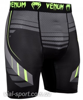 Компресійні шорти Venum Technical 2.0 Compression Shorts Black Yellow