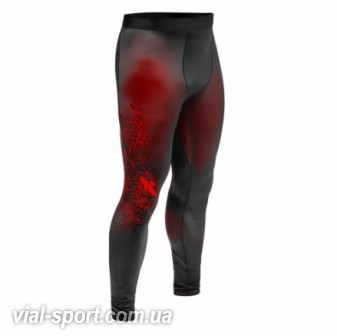 Компресійні штани Hayabusa Geo Jiu Jitsu Spats Red