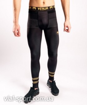 Компресійні штани Venum Club 182 Spats Black Gold