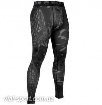 Компресійні штани Venum Dragons Flight Spats Black Black