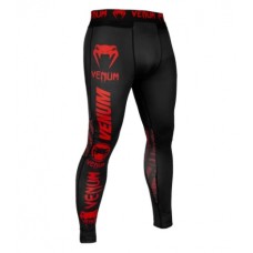 Компресійні штани Venum Logos Tights Black Red