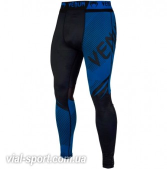 Компресійні штани Venum NoGi 2.0 Spats Black Blue