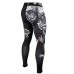 Компресійні штани Venum Santa Muerte 3.0 Spats Black White