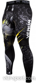 Компресійні штани Venum Viking 2.0 Spat Black Yellow