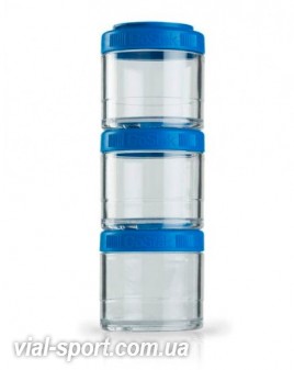 Контейнер спортивний BlenderBottle GoStak 3 Pak Blue (ORIGINAL)