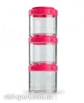 Контейнер спортивний BlenderBottle GoStak 3 Pak Pink (ORIGINAL)