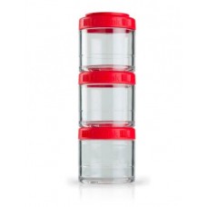 Контейнер спортивний BlenderBottle GoStak 3 Pak Red (ORIGINAL)