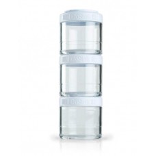 Контейнер спортивний BlenderBottle GoStak 3 Pak White (ORIGINAL)