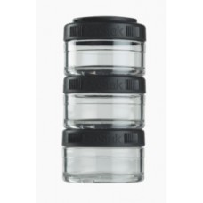 Контейнер спортивний BlenderBottle GoStak 3 * 60 Black (ORIGINAL)