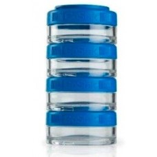 Контейнер спортивний BlenderBottle GoStak 4 * 40ml Blue (ORIGINAL)