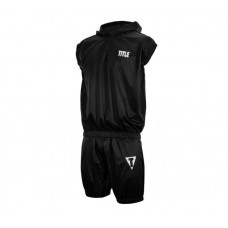 Костюм для згонки ваги / Термокостюм TITLE PRO SET VULCANIZED SAUNA SUIT WITH HOOD pstss чорний