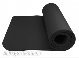 Килимок для йоги та фітнесу Power System PS-4017 FITNESS-YOGA MAT Black