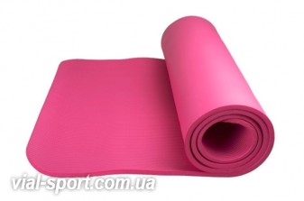 Килимок для йоги та фітнесу Power System PS-4017 FITNESS-YOGA MAT Pink