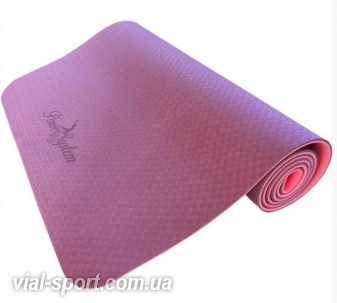 Килимок для йоги та фітнесу Power System Yoga Mat Premium PS-4056 Pink